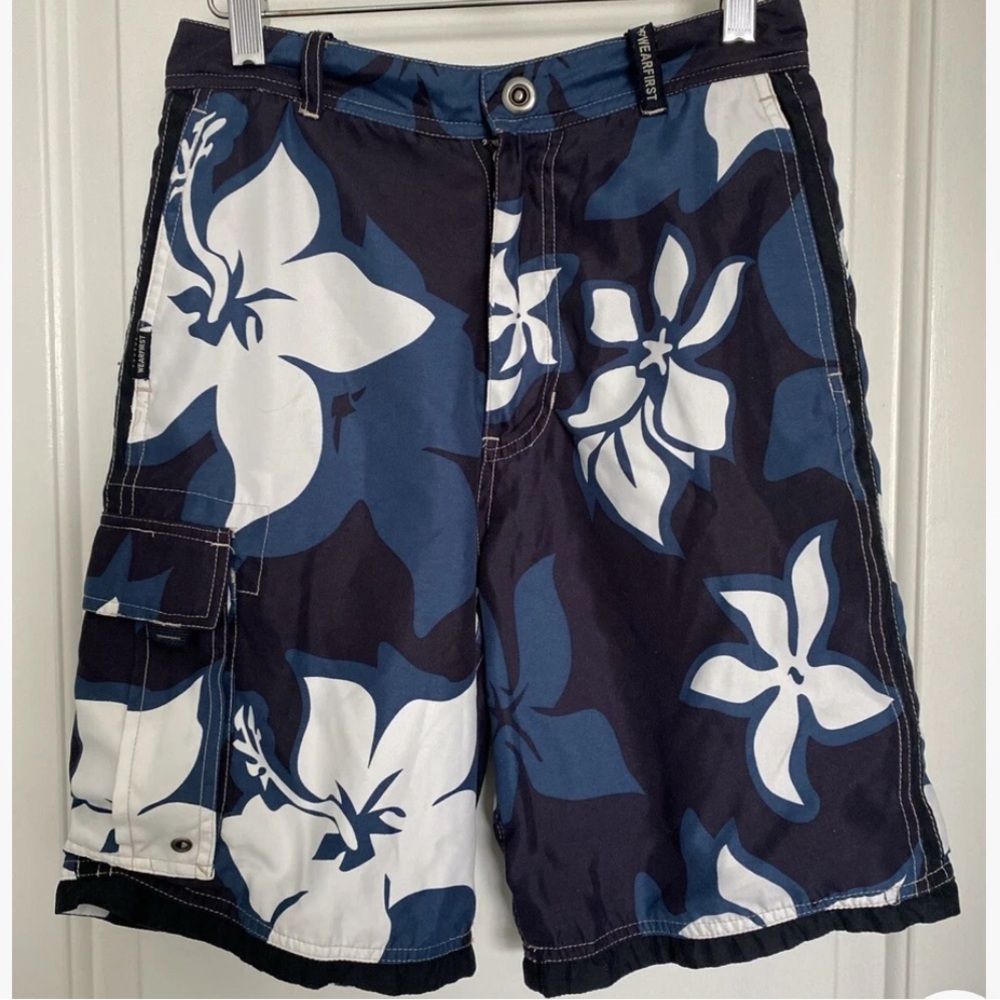 🎈Boy’s Navy Reversible Made in the Shade Board/Swim Shorts New without Tags